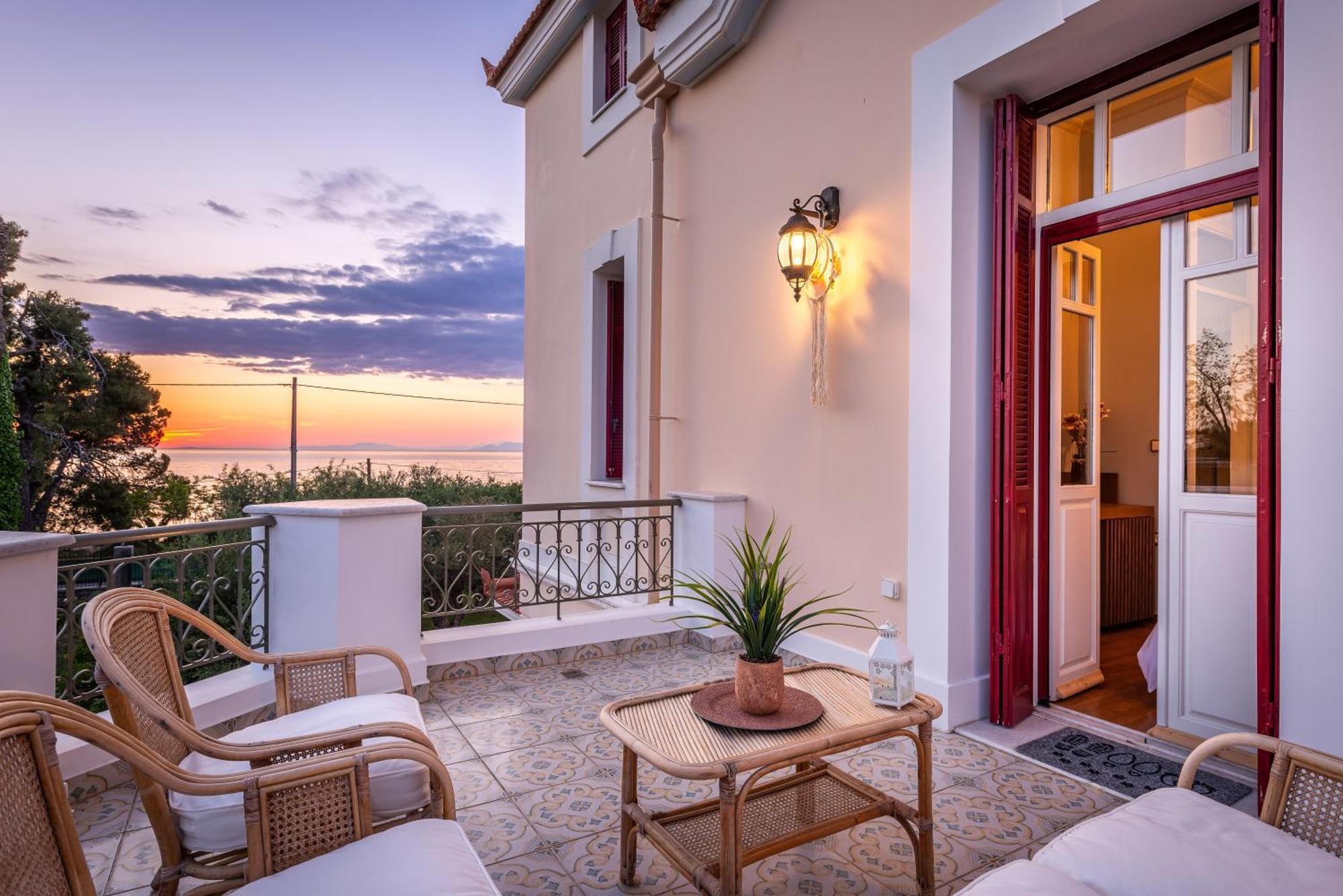 Sunset English Villas Paralia  Ruang foto